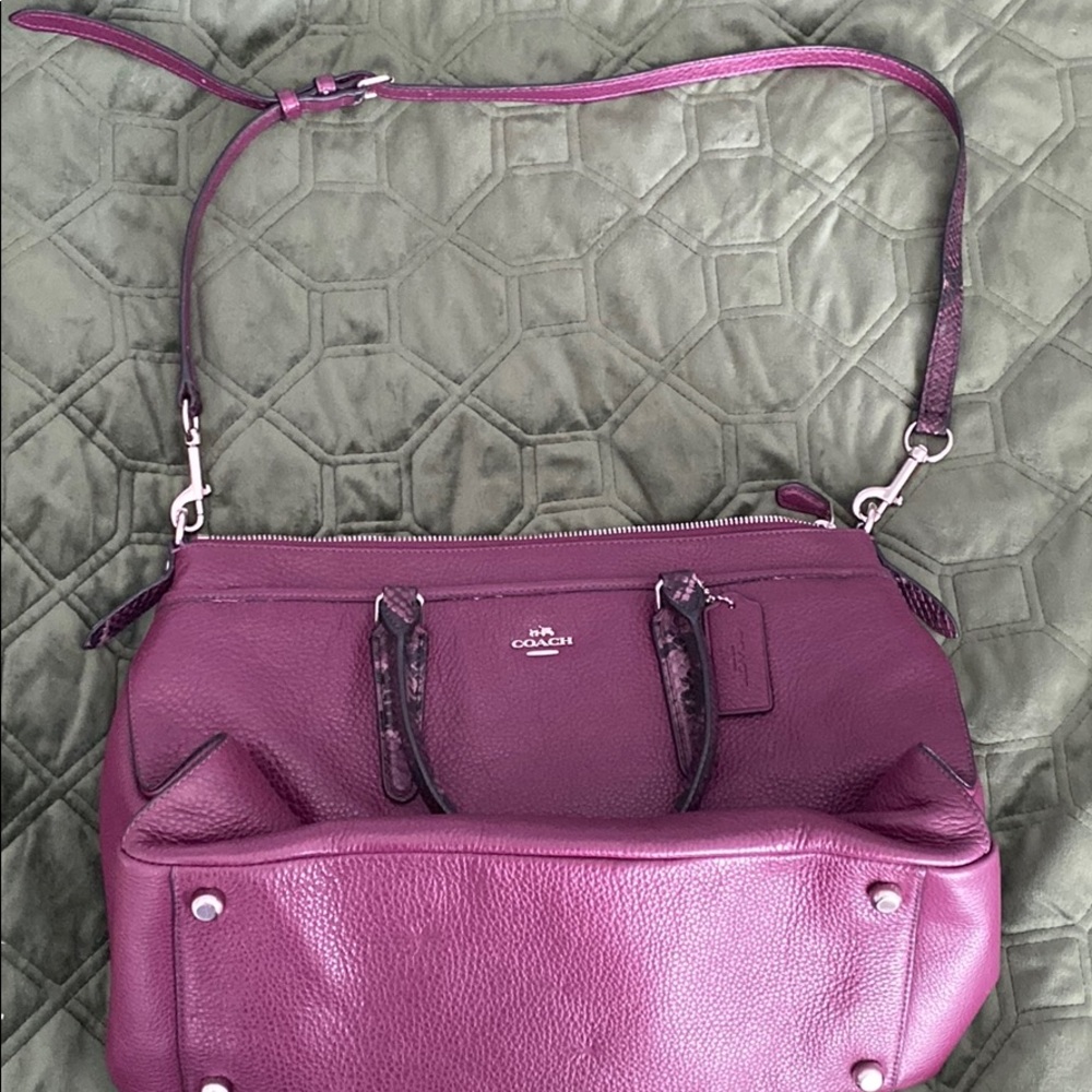 Purple COACH purse
